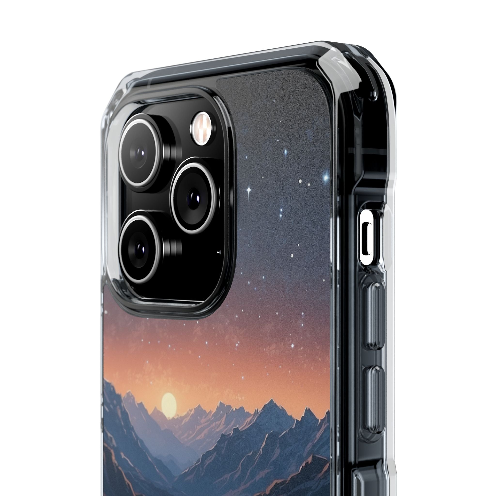 Mountains Embrace Light iPhone Case - Impact