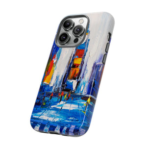 Oil Painting - City View of New York - Protective Phone Case