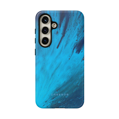 Light Blue Ink Art | Phone Case