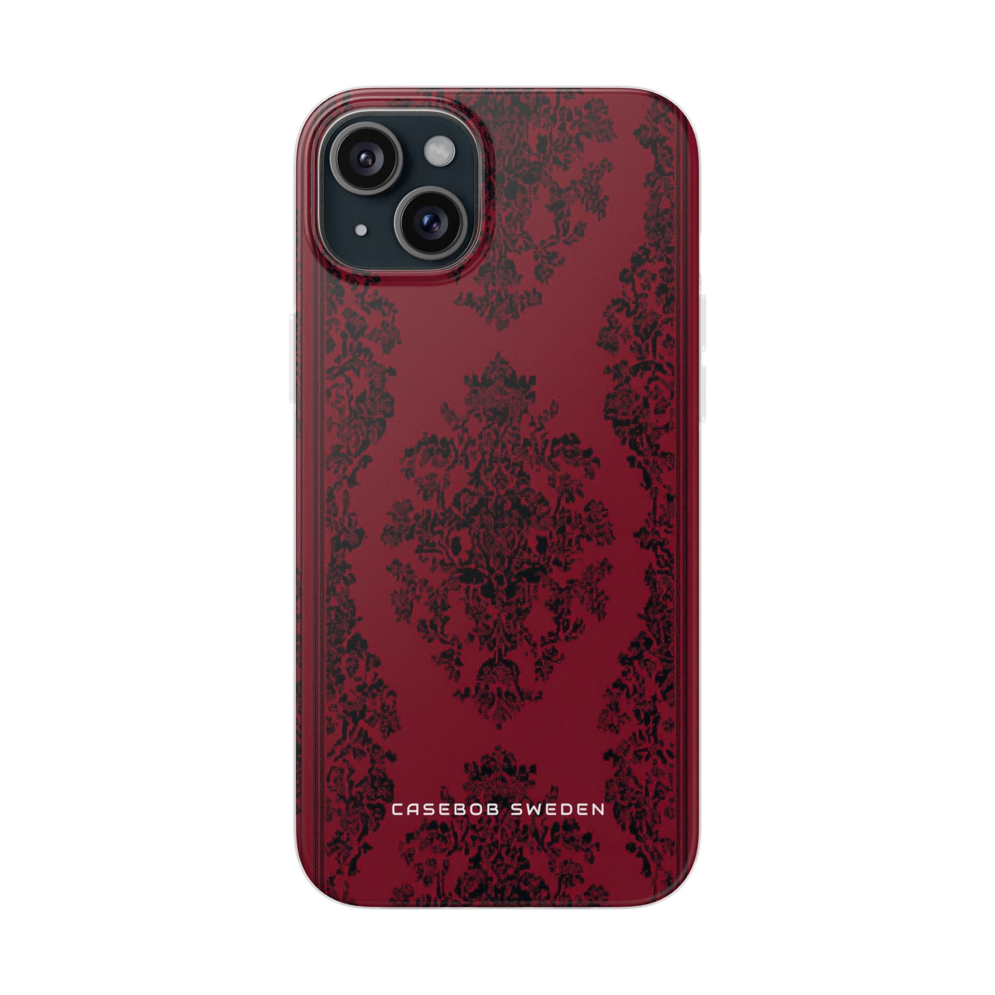 Gothic Crimson Elegance iPhone 15 - Flexi Phone Case