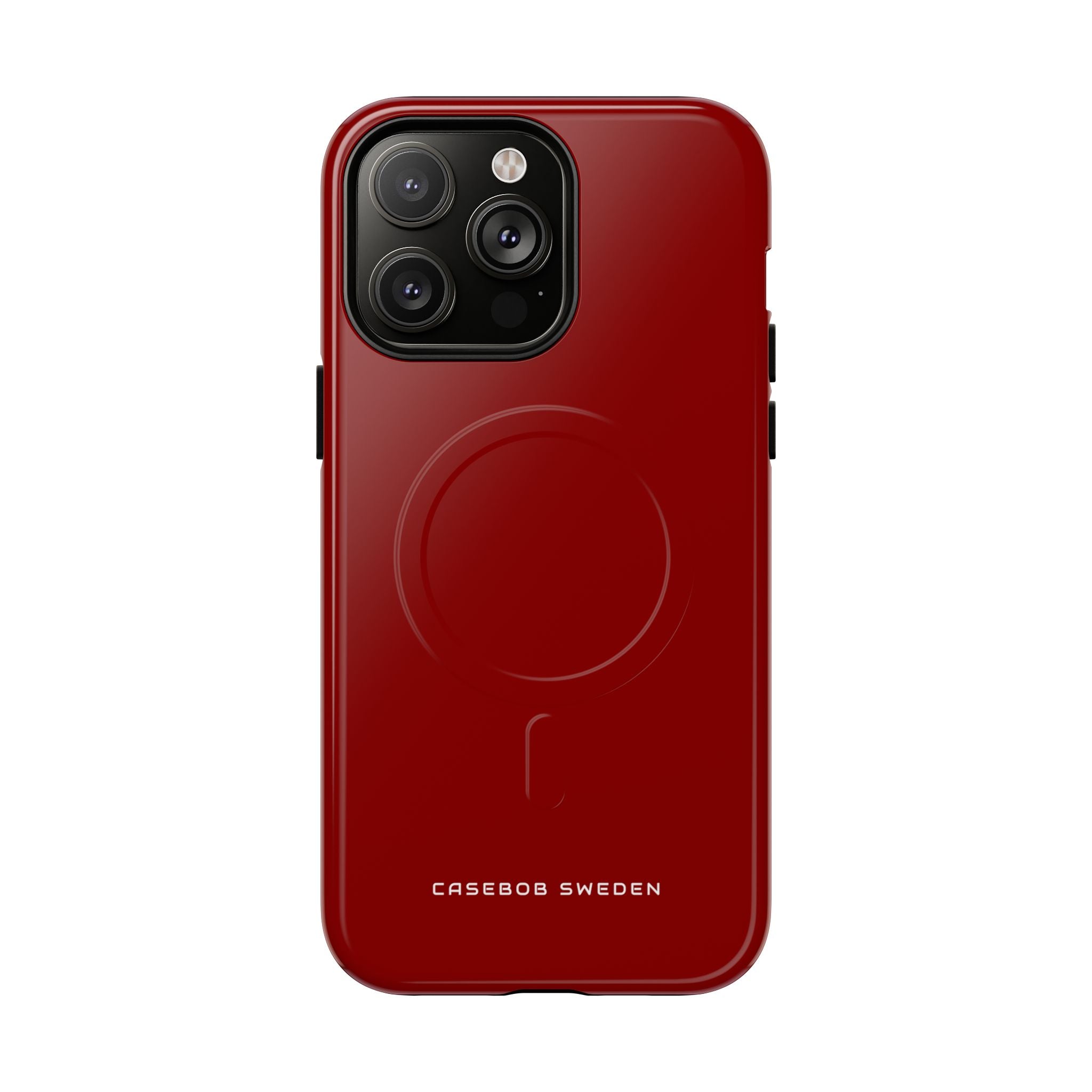 Dark Red iPhone 14 | Tough+ Phone Case