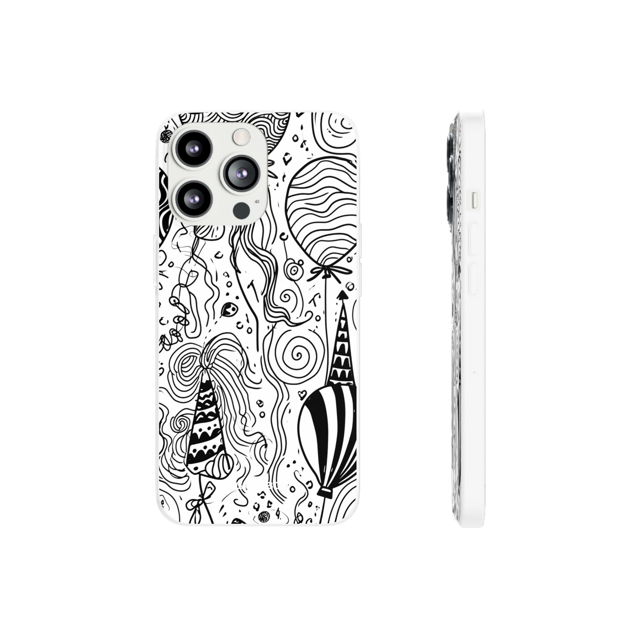 Whimsical Festivity | Flexible Phone Case for iPhone