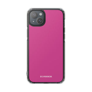 Pink Pantone | Handyhülle für iPhone (Clear Impact Case – magnetisch) 