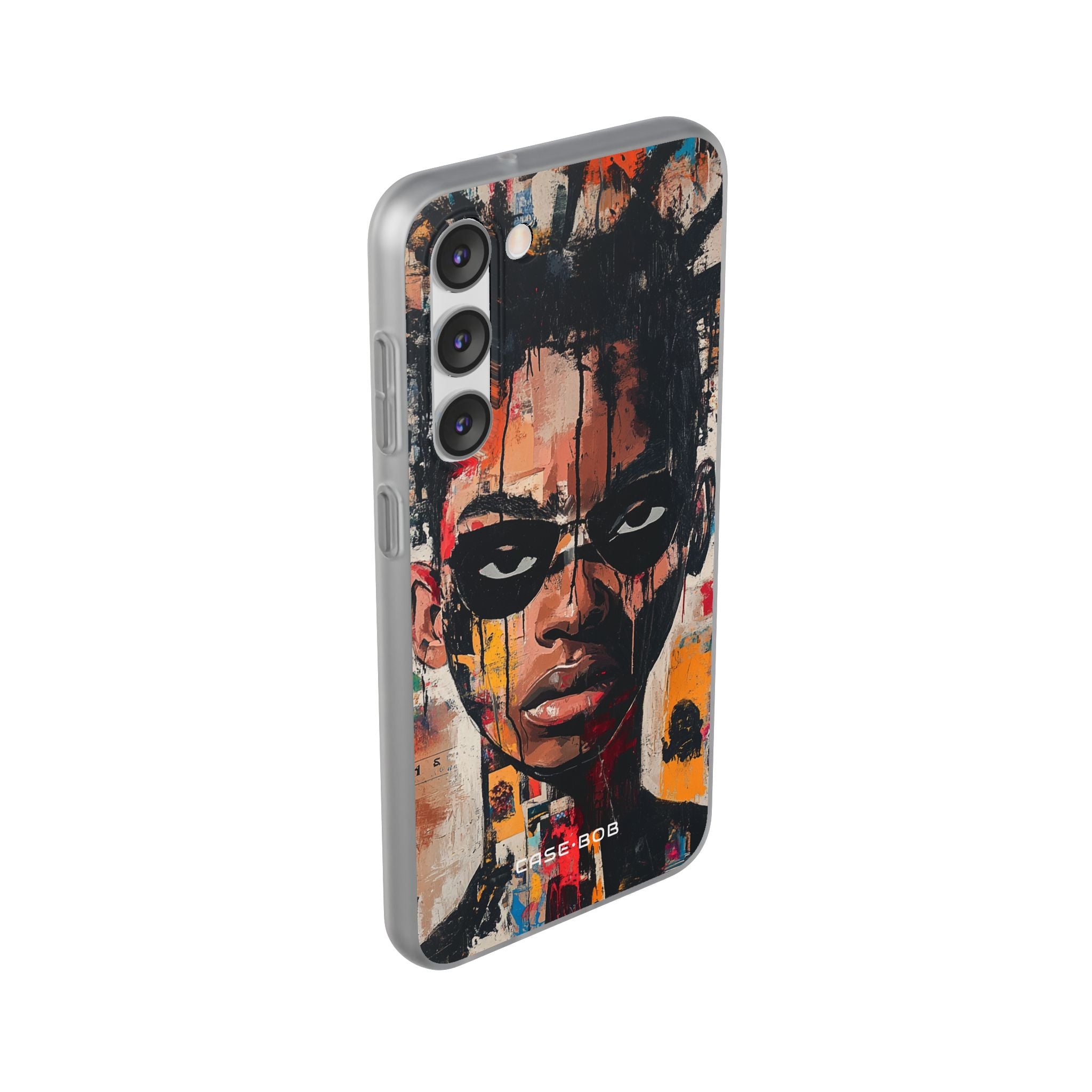 Masked Portrait Drips Samsung S23 Plus Case - Soft