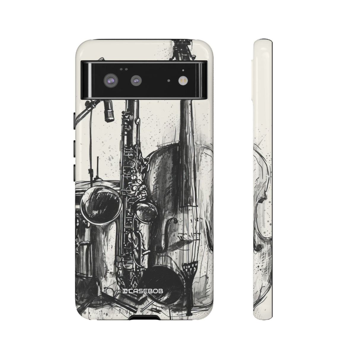 Jazz Ink Expressions | Protective Phone Case for Google Pixel