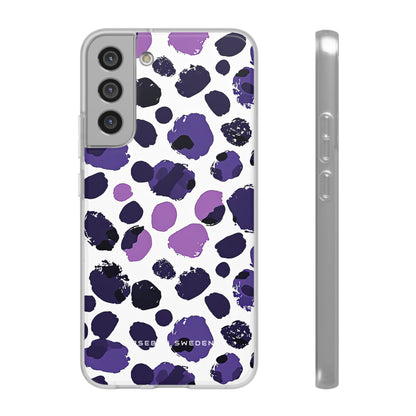 Purple Inkblots Samsung S22 - Flexi Phone Case