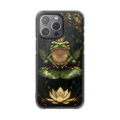 Crowned Frog Rests iPhone Case - Impact