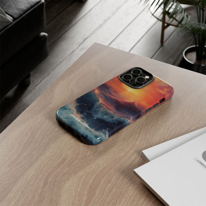 Ocean Sunset Waves - Tough iPhone 14 Phone Case