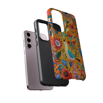 Colorful Birds Bloom Samsung S23 Plus Case - Tough