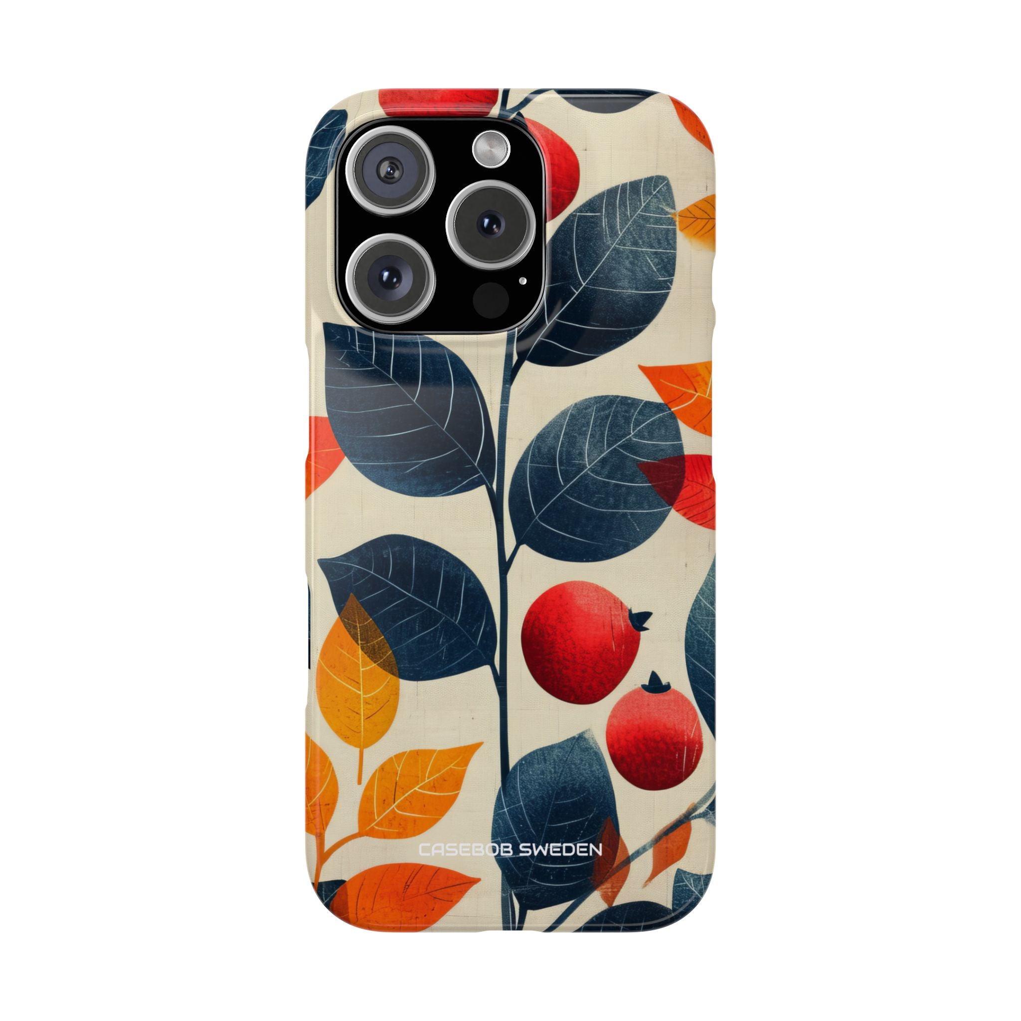 Autumn Nature Pattern - Slim iPhone 16 Phone Case