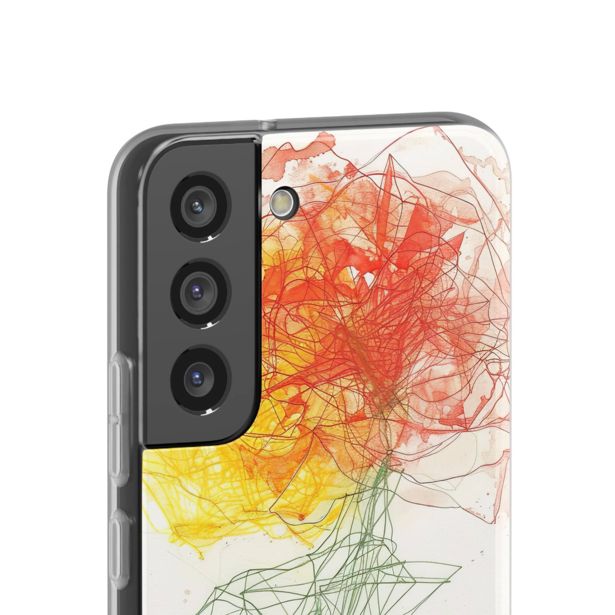 Fiery Blossom | Flexible Phone Case for Samsung Galaxy