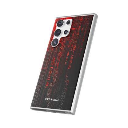 Crimson Glyphs Samsung S23 Ultra Case - Soft