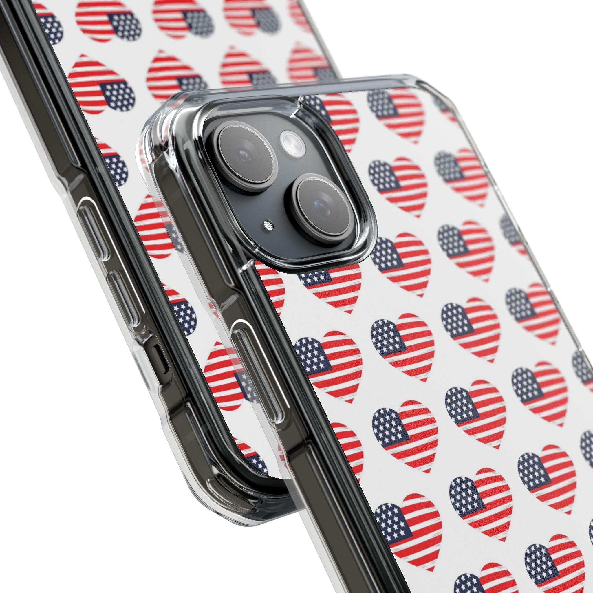 Hearts Embrace Freedom iPhone Case - Impact