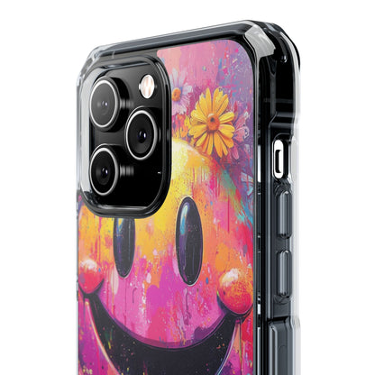 Smiley Bloom iPhone 14 Pro Max Case - Impact