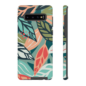 Mixed Tropical Leaf - Protective Phone Case