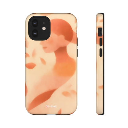 Leaf Embraces Woman - iPhone Case