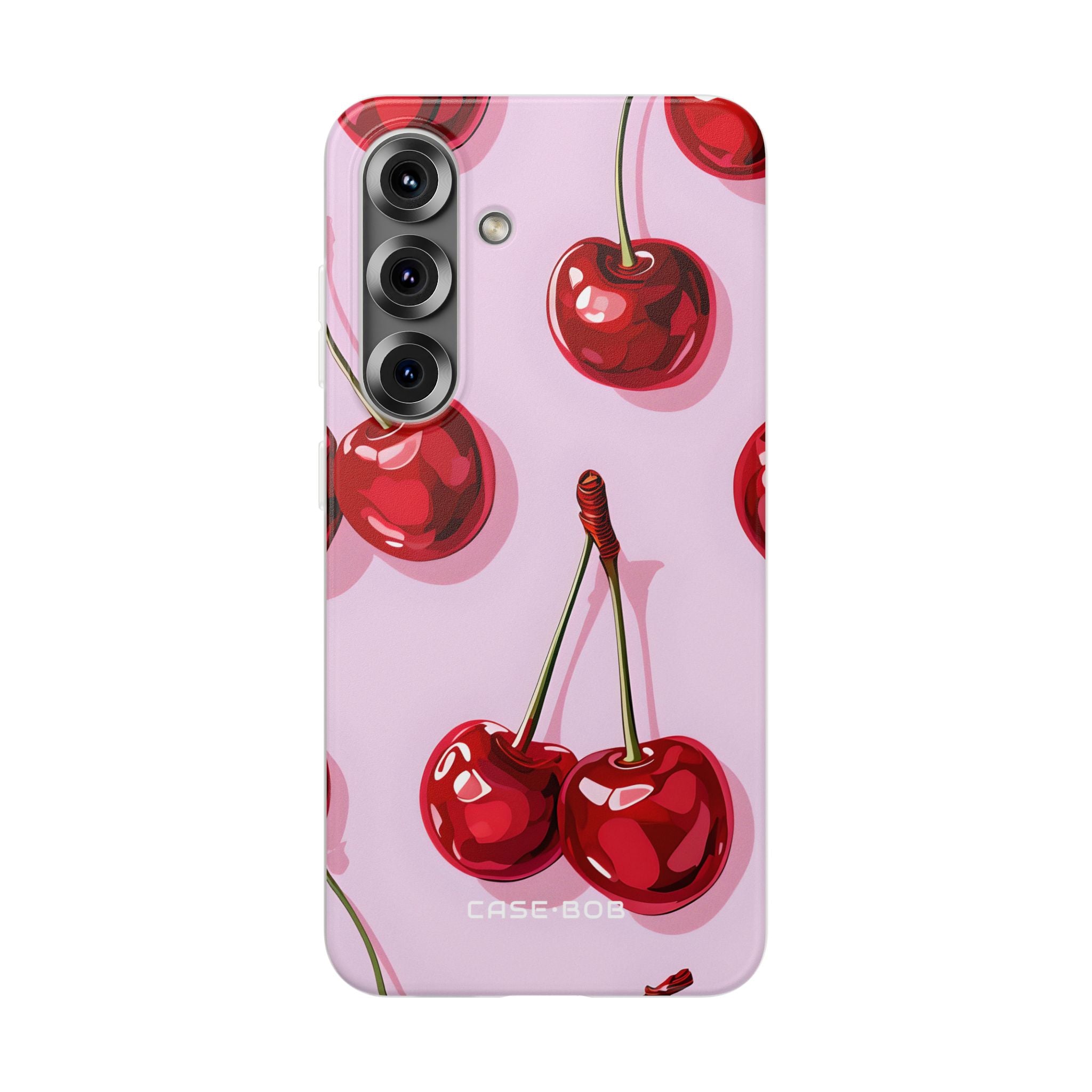 Glossy Cherry Burst Samsung S25 Plus Case - Soft
