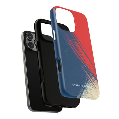 Vintage Brushstroke Harmony iPhone 16 | Tough+ Phone Case