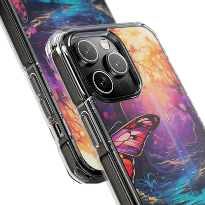Enchanted Butterfly Forest iPhone Case - Impact