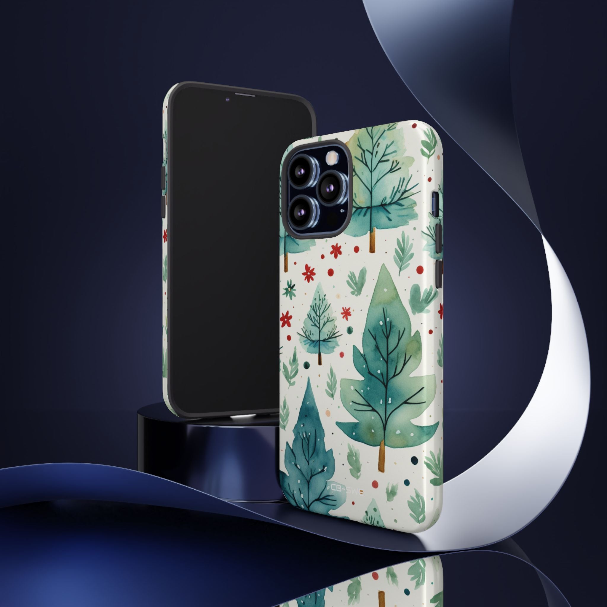Joyful Evergreen Dance - iPhone Case