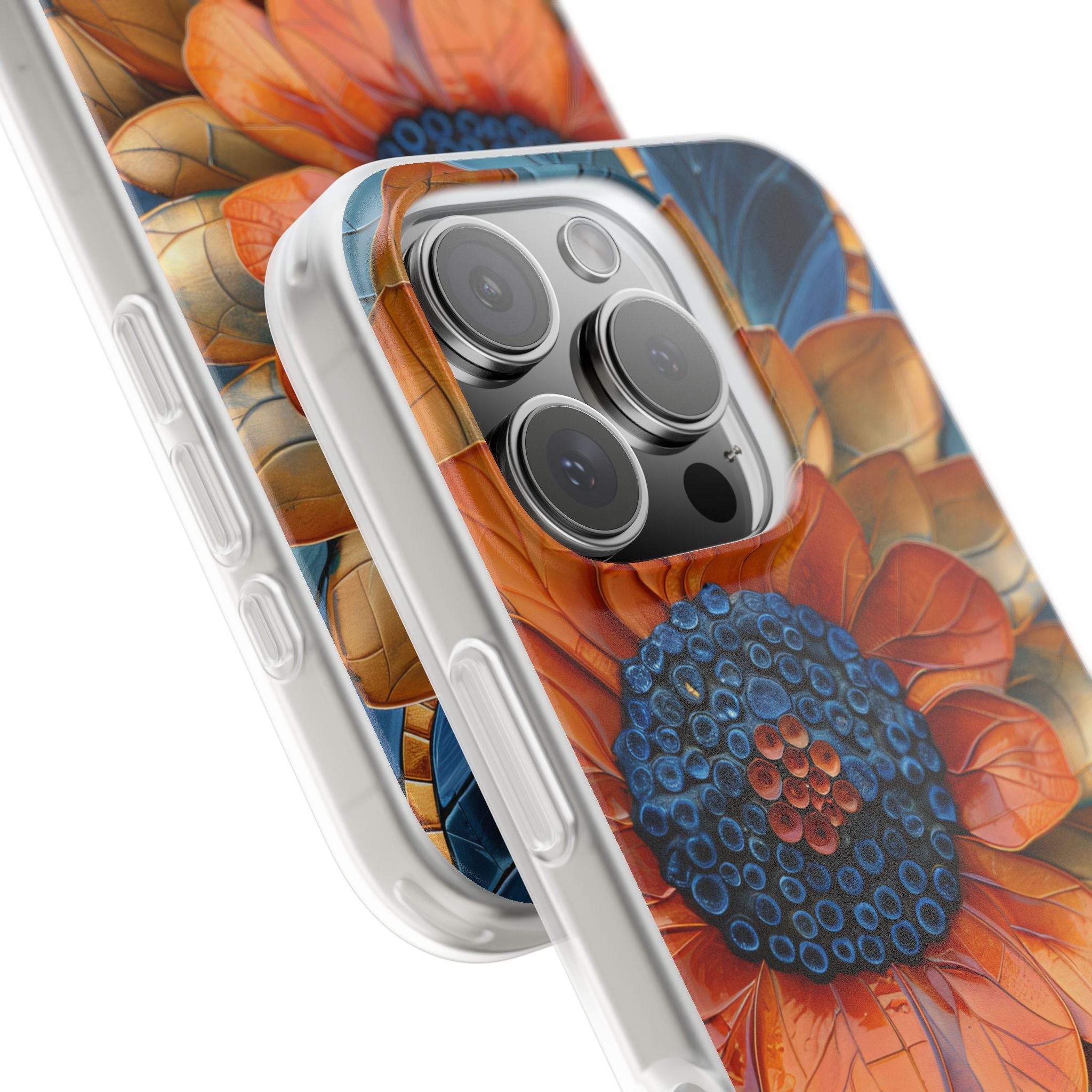 Mosaic Blossom Harmony iPhone 16 - Flexi Phone Case