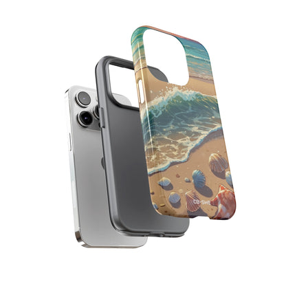 Seashells Kiss Shore - iPhone Case