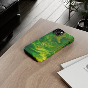 Green Smoke Ink Art iPhone Case (Protective) Phone Case