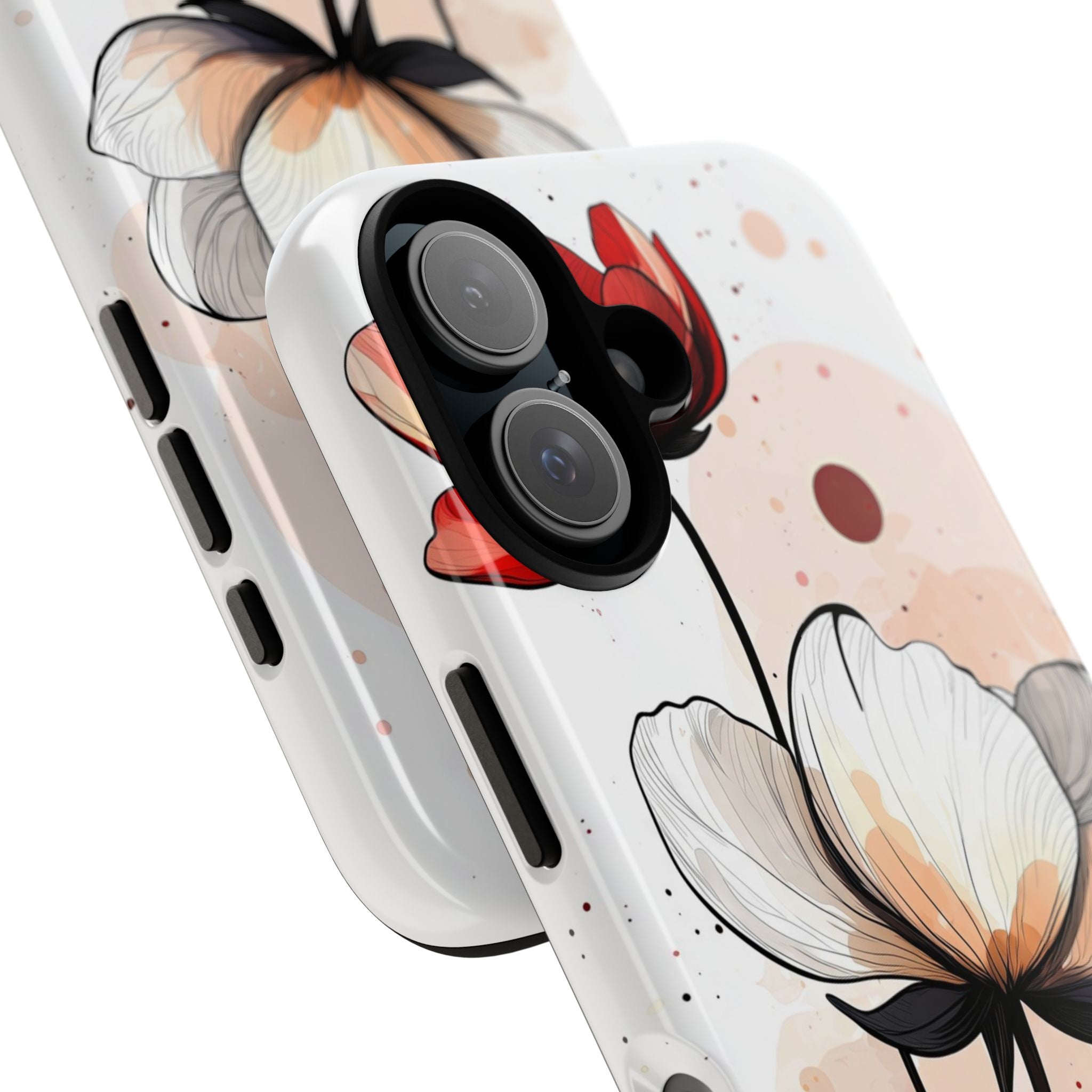 Vibrant Floral Elegance - iPhone Case