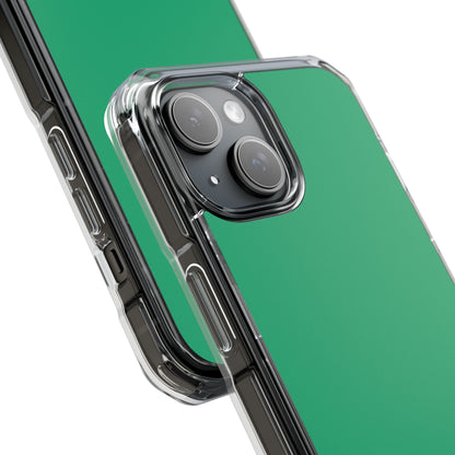 Crayola Green - Clear Impact Case for iPhone