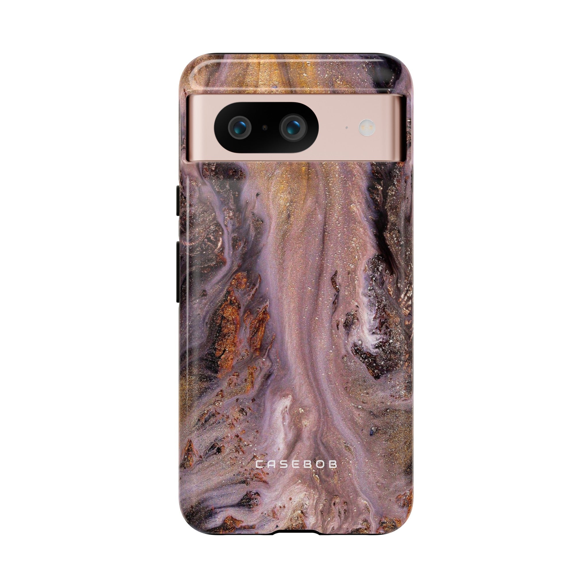 Pink Marble Ink Art - Protective Phone Case