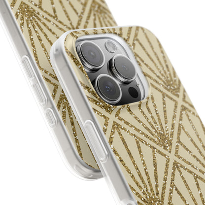 Gold Diamond Radiance iPhone 16 Pro Case - Soft