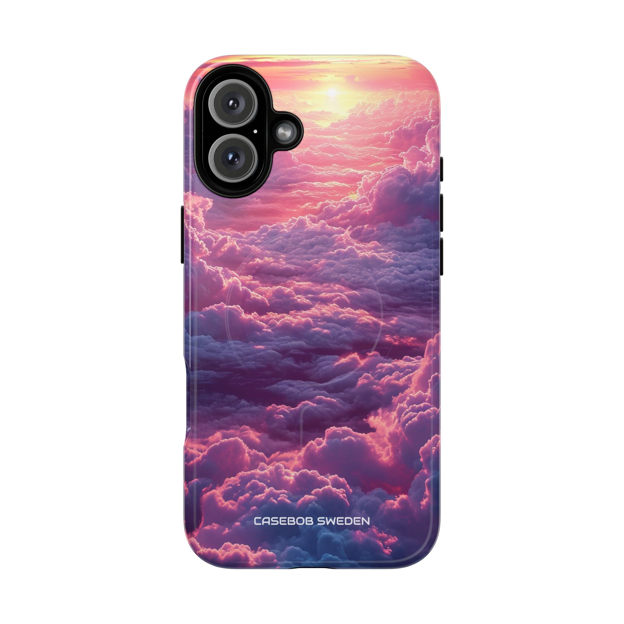 Pink Purple Clouds - Tough + MagSafe® iPhone 16 Phone Case