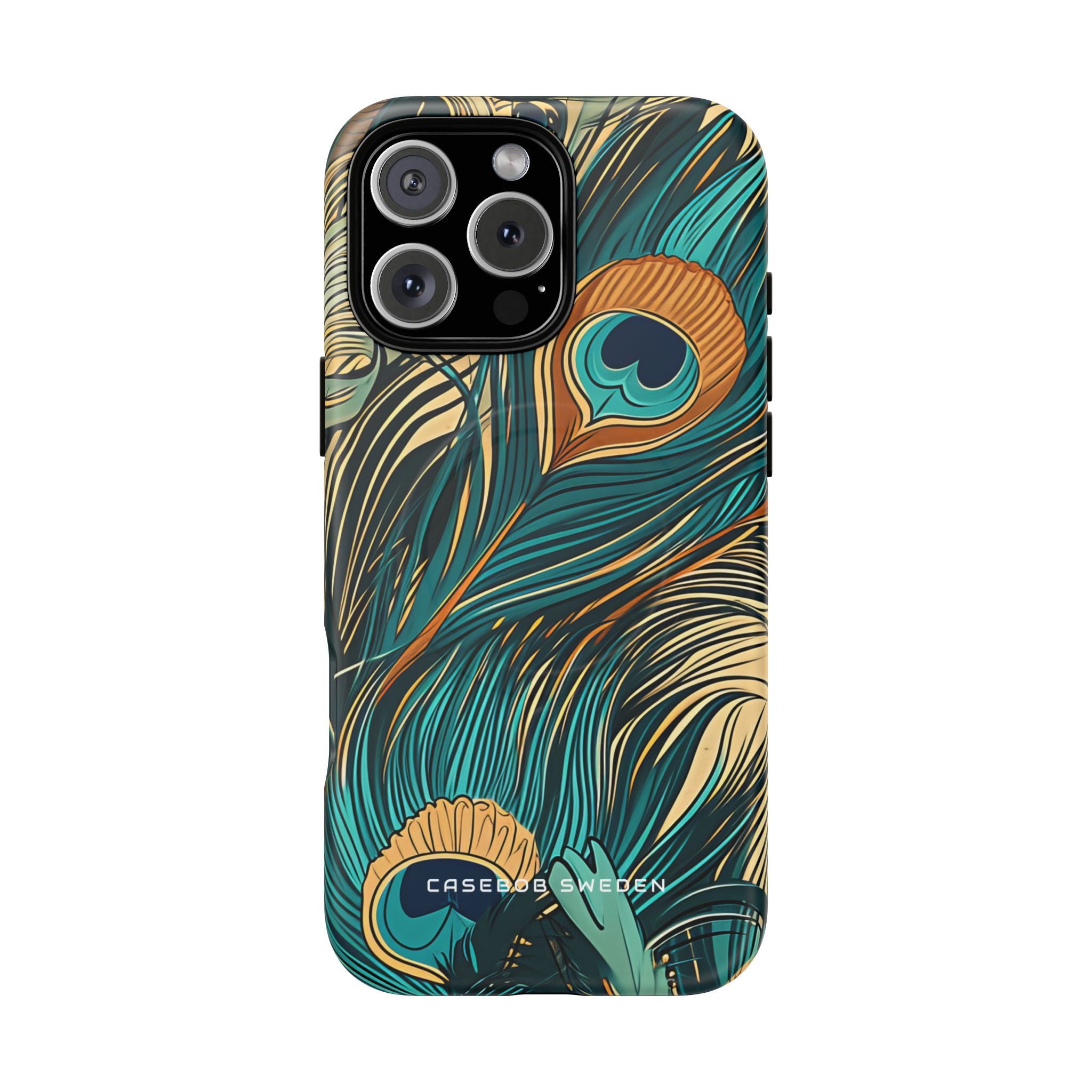 Art Nouveau Peacock Elegance iPhone 16  Tough+ Phone Case