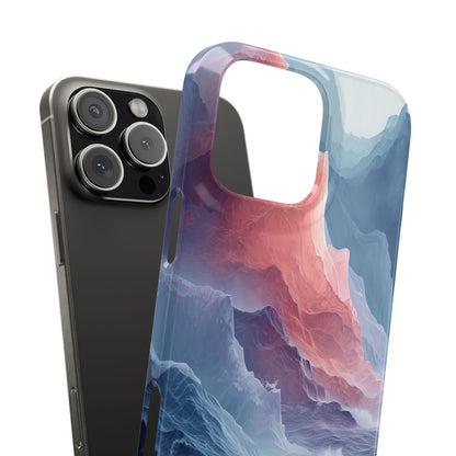 Mountain Wave Serenity - Slim iPhone 16 Phone Case