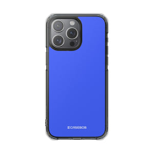 Neon Blue | Phone Case for iPhone (Clear Impact Case - Magnetic)