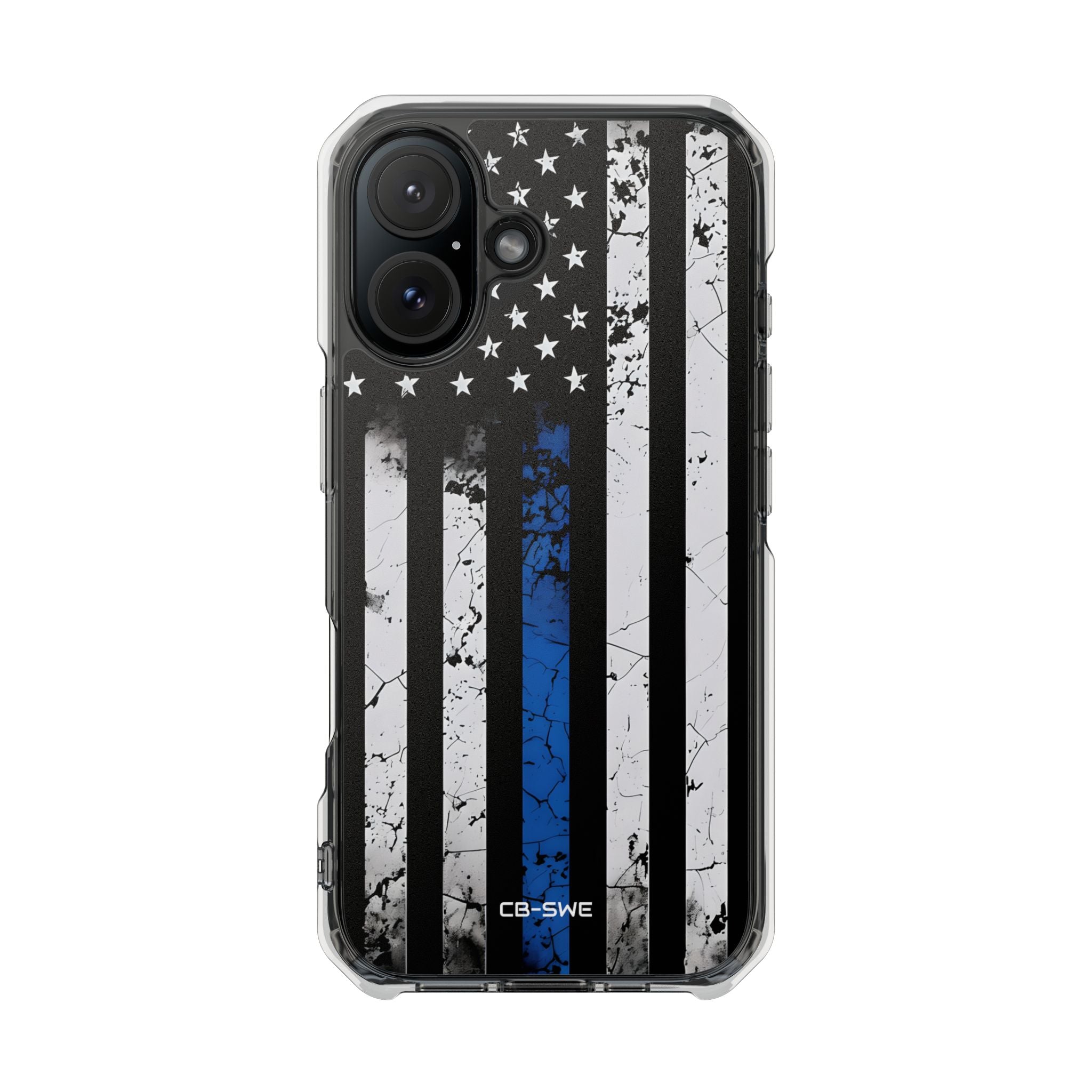 Modern Grunge Flag iPhone Case - Impact