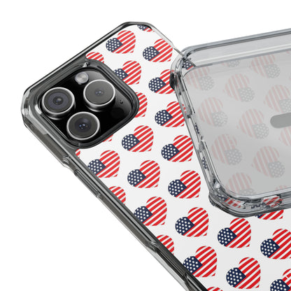 Hearts Embrace Freedom iPhone Case - Impact