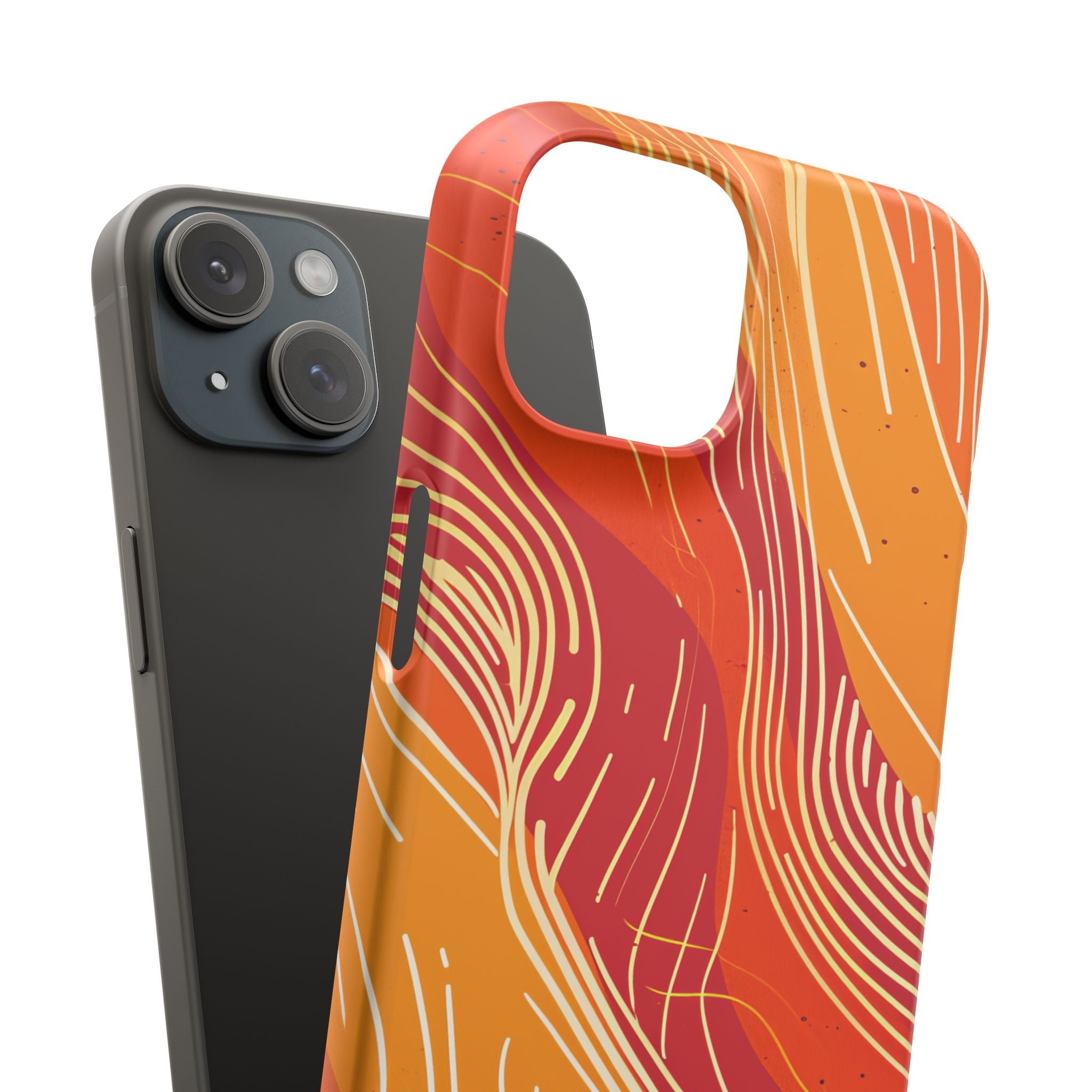 Gradient Flowwave Essence iPhone 15 - Slim Phone Case