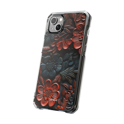 Sculpted Floral Elegance iPhone Case - Impact