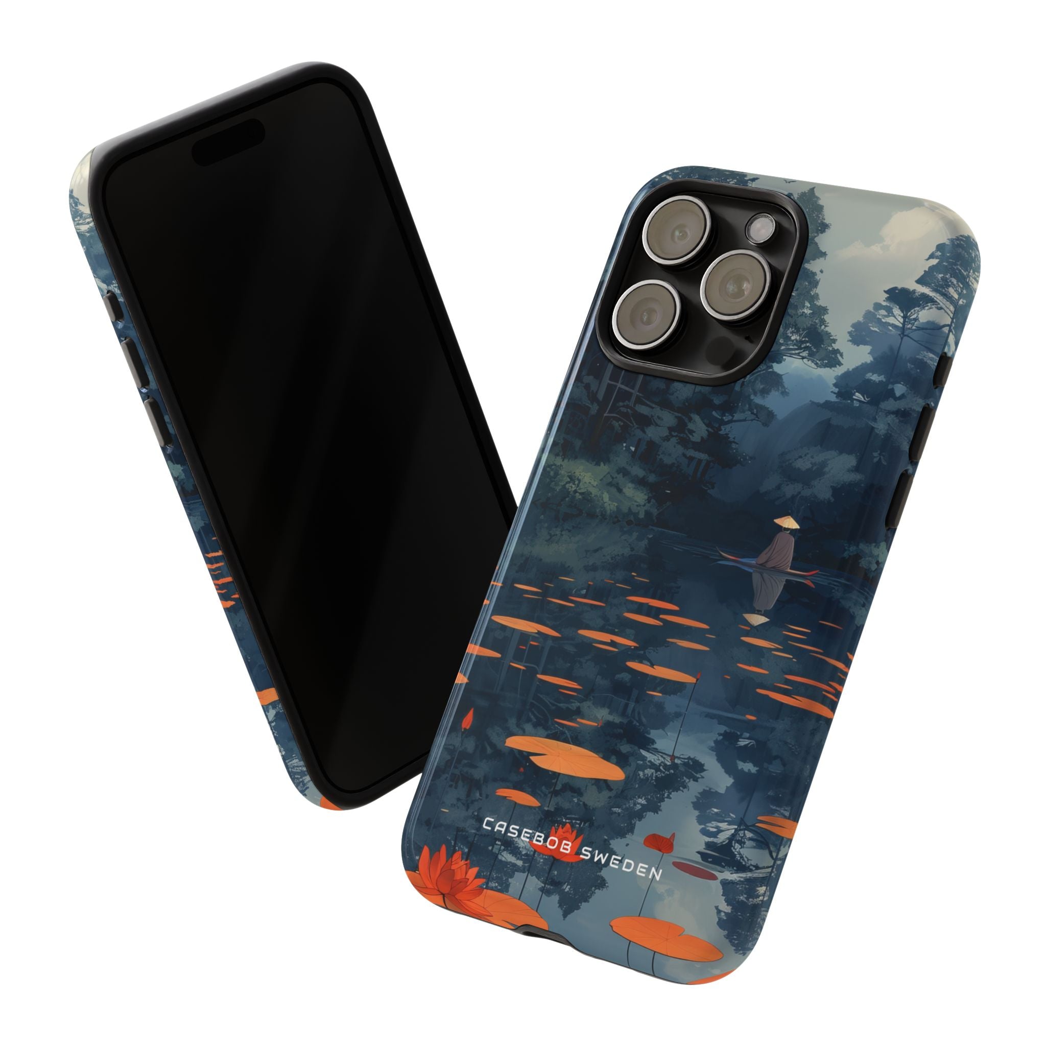 Tranquil Lotus Reflections iPhone 15 - Tough Phone Case