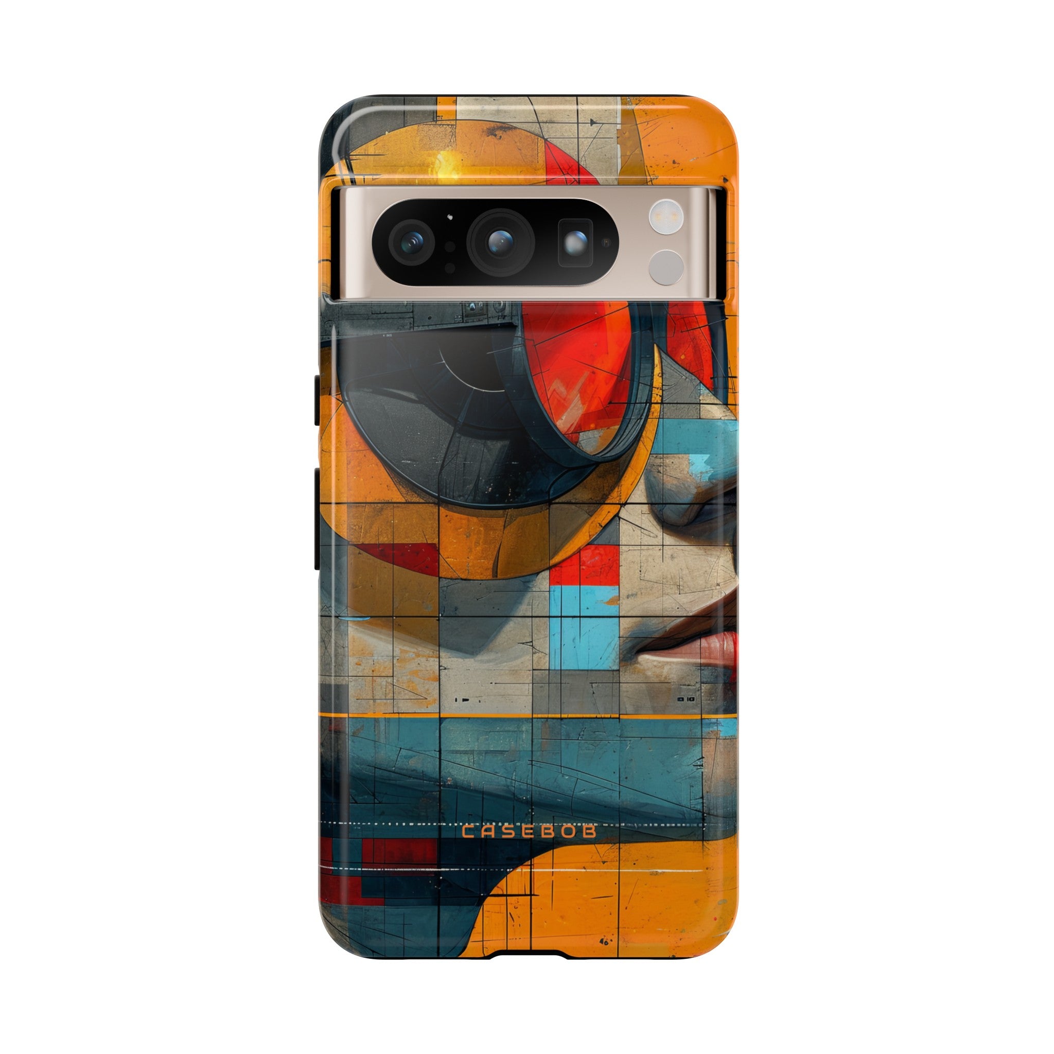 Cartoon Geometry Fusion - Protective Phone Case