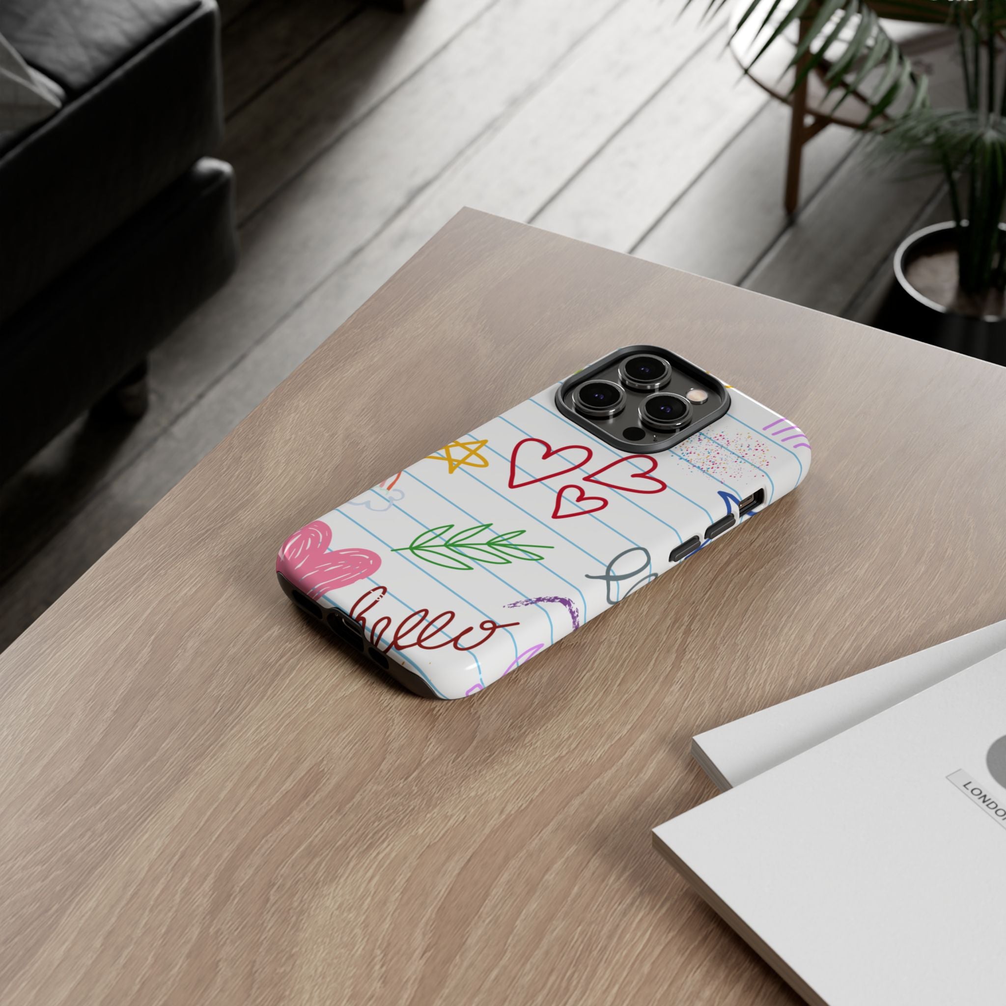 Hearts Dance Happily - iPhone Case