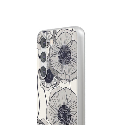 Modern Minimalist Flowers Samsung S23 - Flexi Phone Case