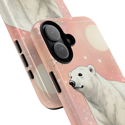 Polar Bear Radiance iPhone 16 Plus Case - Tough