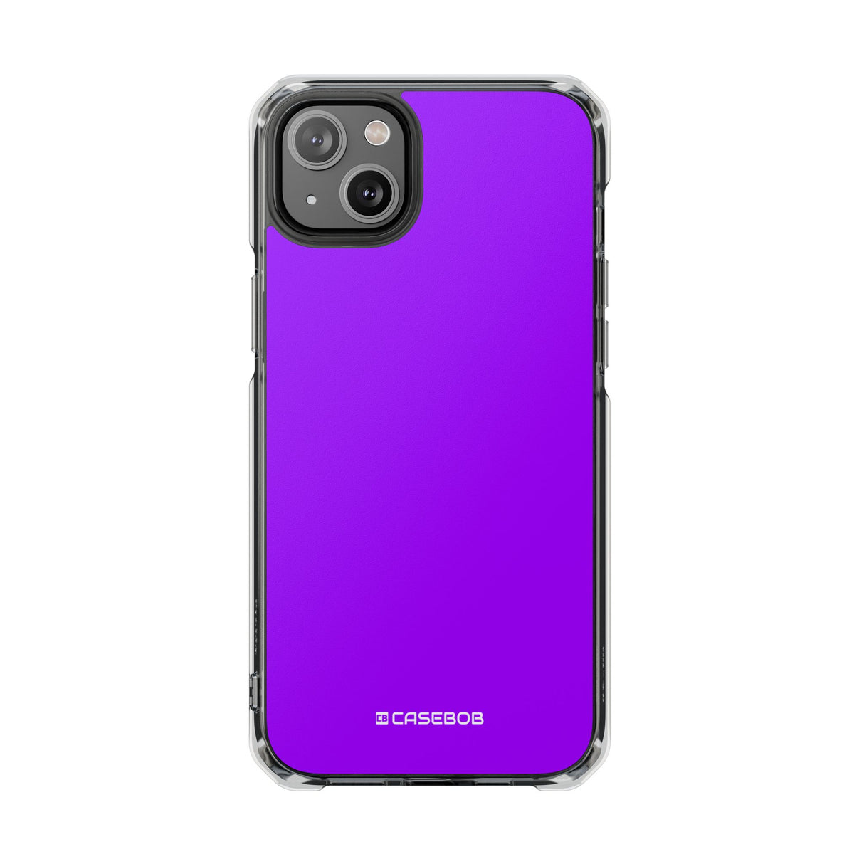 Vivid Violet | Handyhülle für iPhone (Clear Impact Case - Magnetisch) 