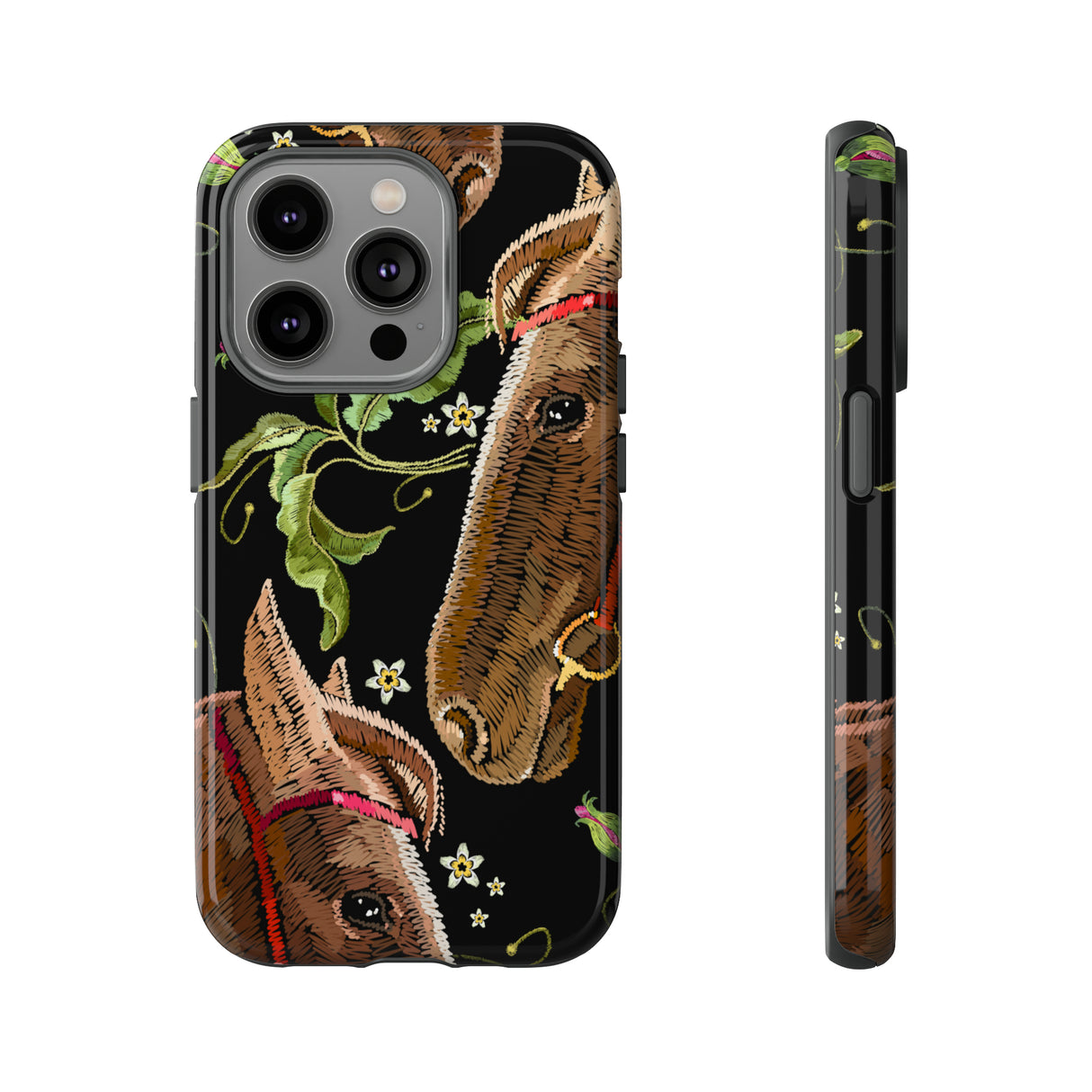 Horse Drawing - Protective Phone Case