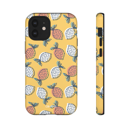 Lemons Dance Playfully - iPhone Case