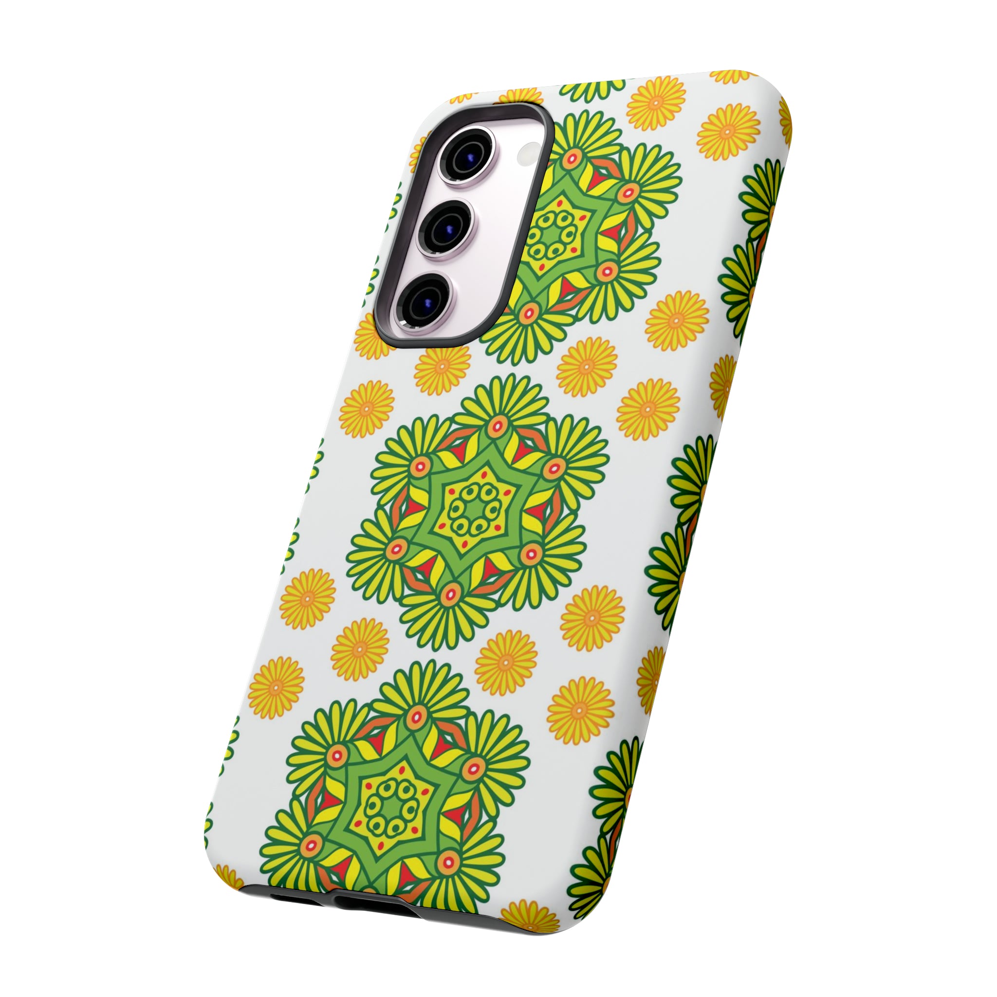 Lime Mandela - Protective Phone Case