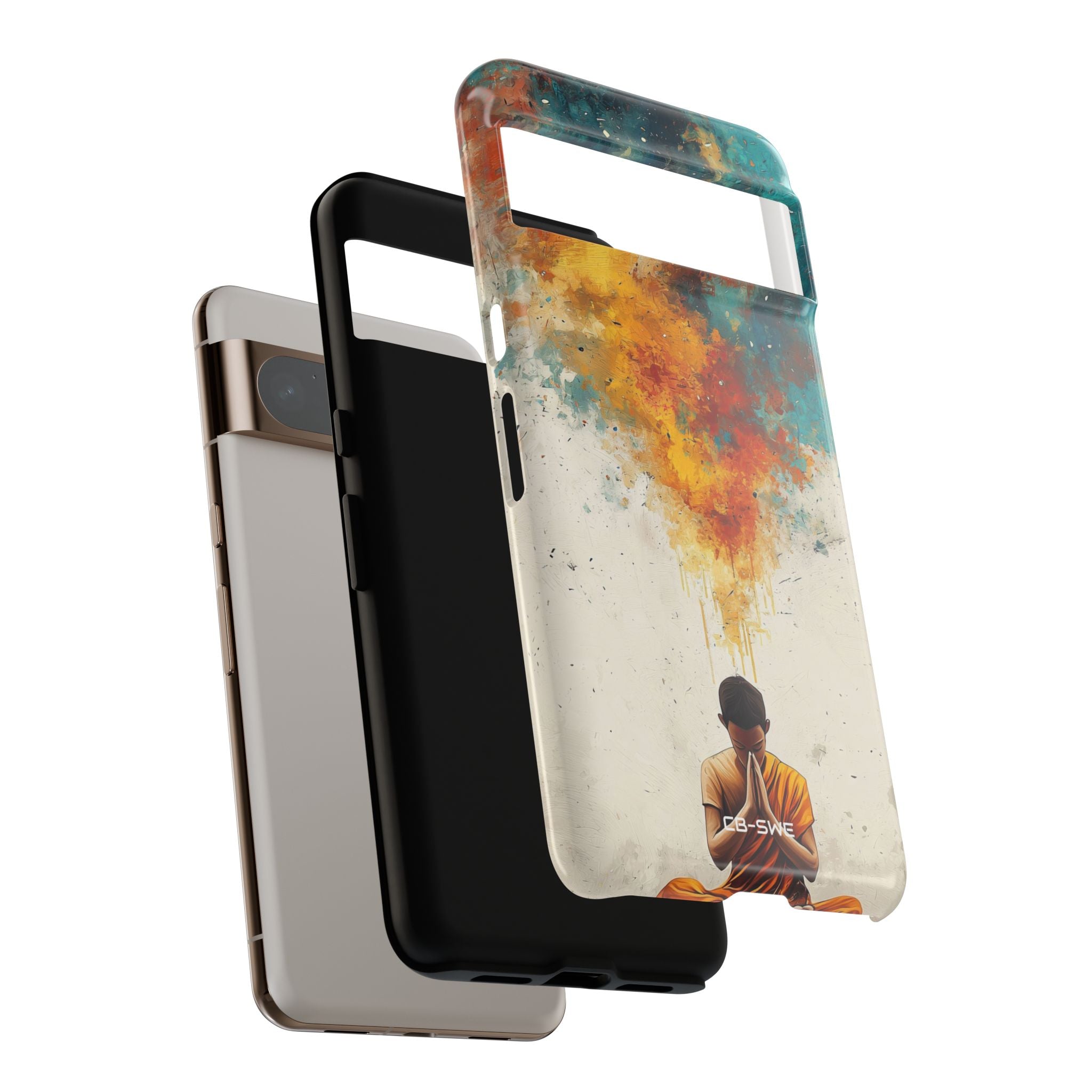 Monk Embracing Enlightenment - Google Pixel Case