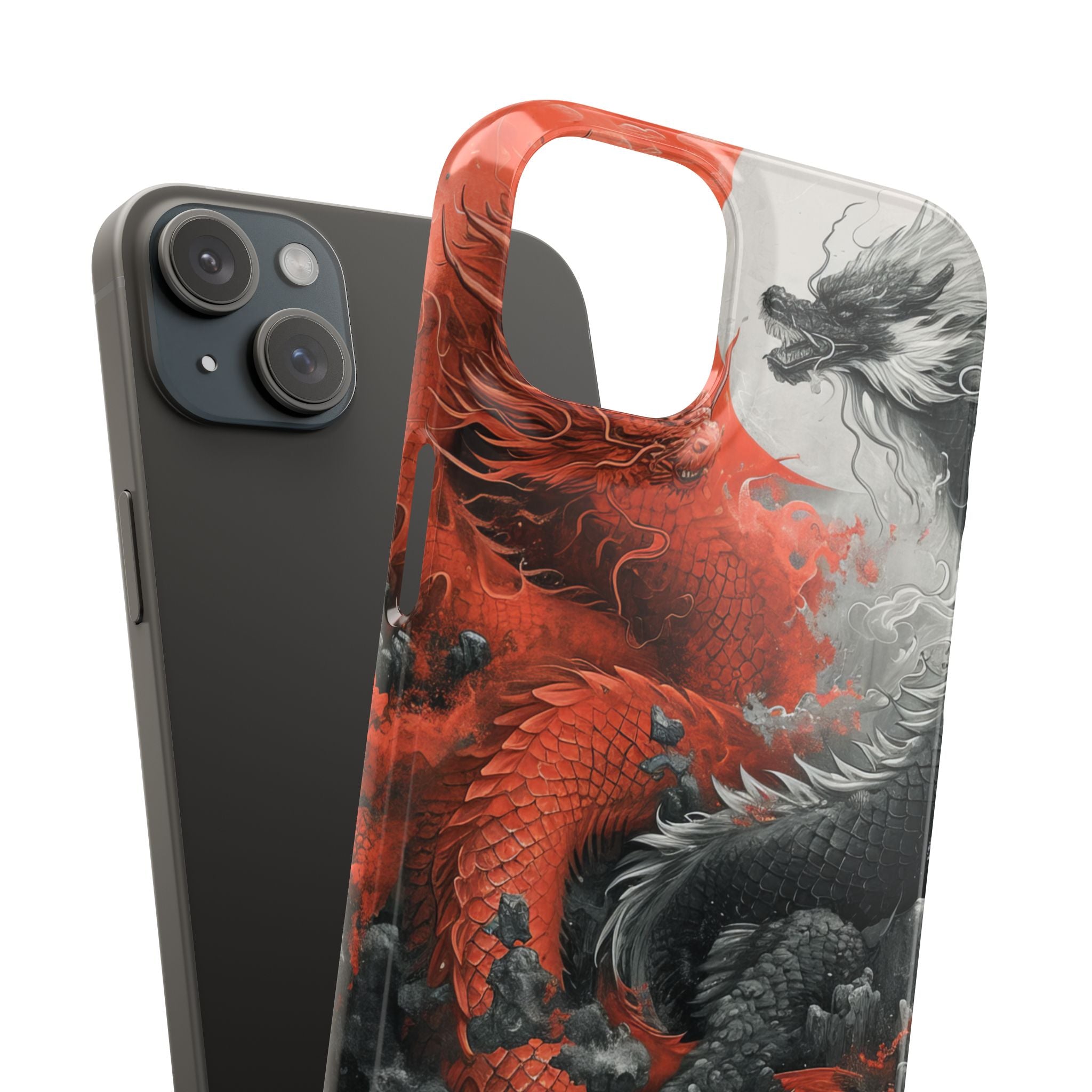 Zen Dragon Harmony iPhone 15 - Slim Phone Case